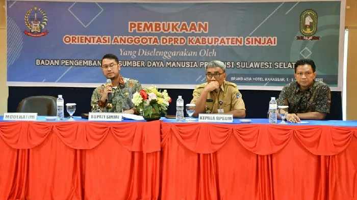 Ikuti Orientasi, 30 Anggota DPRD Sinjai Diingatkan Soal Fungsi Dewan