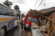 Rem Blong, Truk Seruduk Bengkel Sepeda