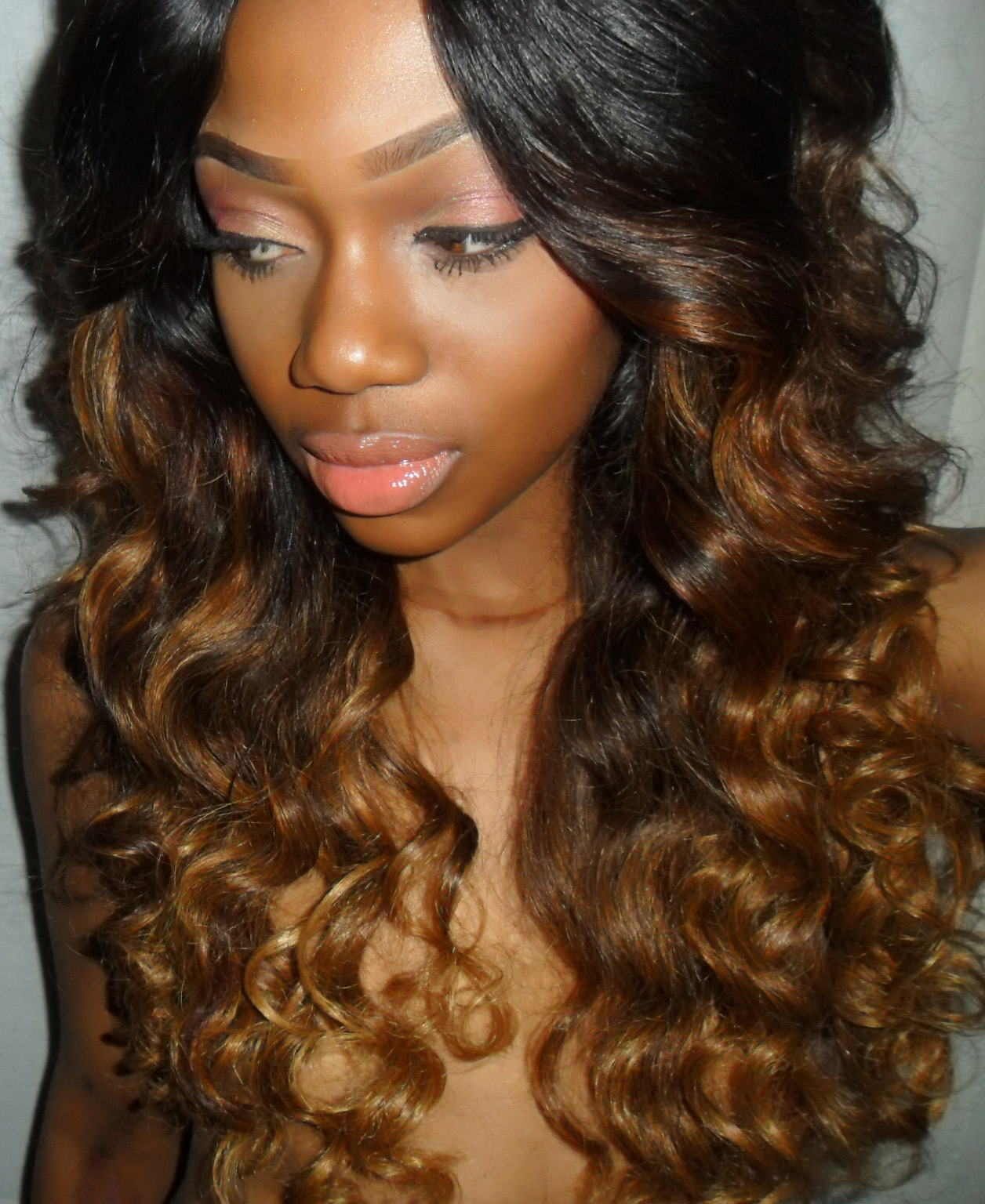 Ombre Hairstyles With Weave