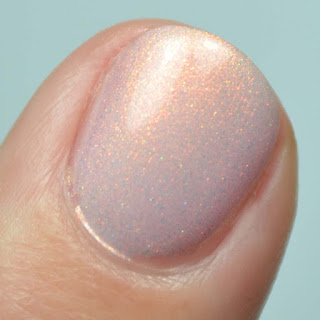 petal pink shimmer nail polish