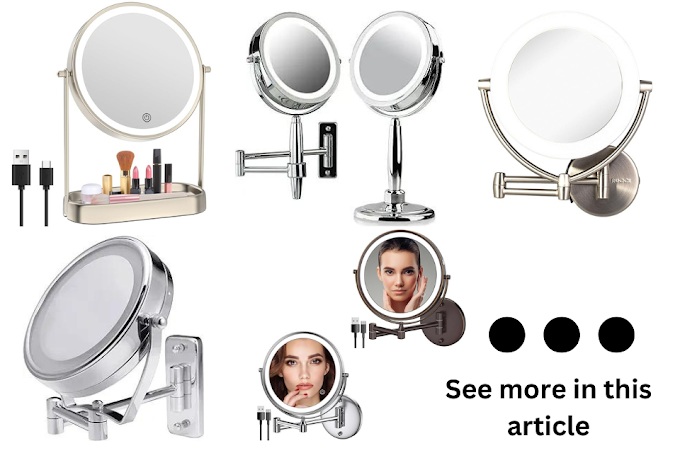 Best lighted wall mounted makeup mirror.