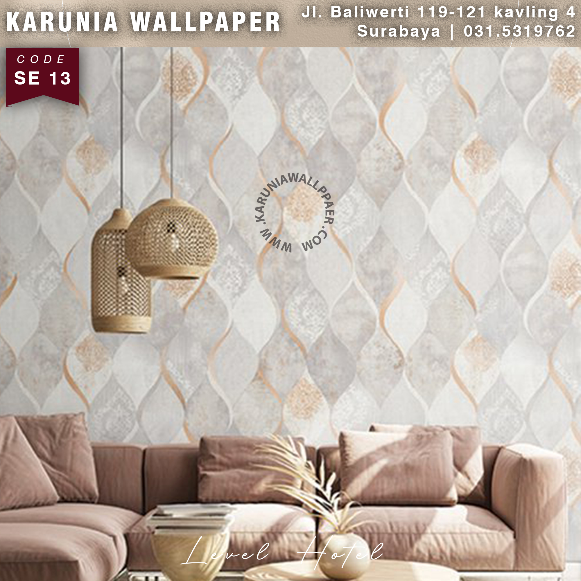 jual wallpaper dinding ala rustic