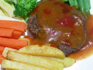 Resep Membuat Steak daging giling ala umami