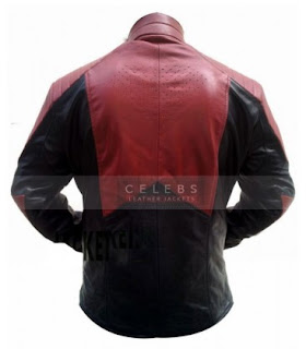 SUPERMAN AND RED LEATHER JACKET