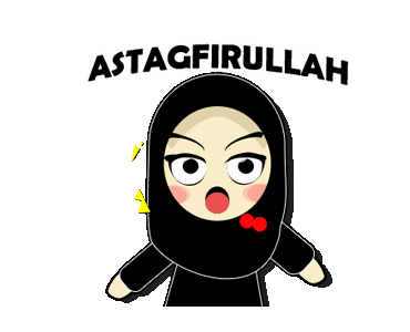 LINE   Young Muslimah  Animated Example with GIF  