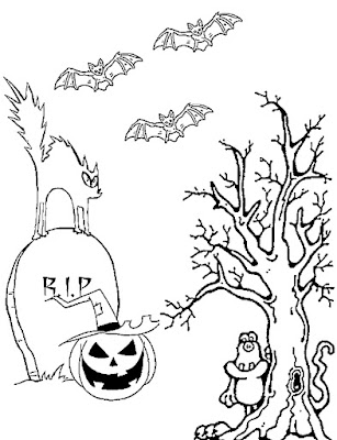 Desenhos do Halloween para Colorir e Imprimir