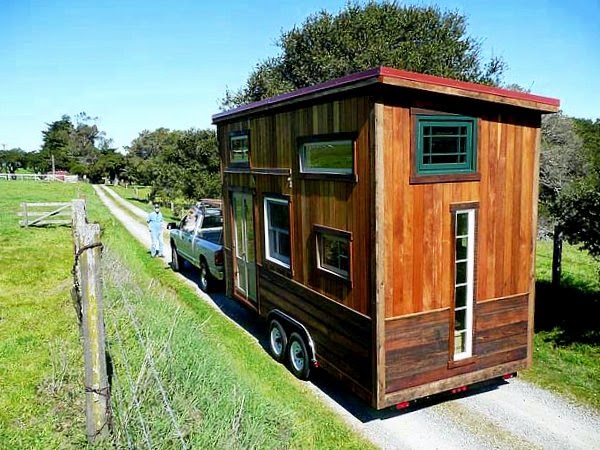 ... building of his tiny home on wheels here on Kent Griswold's Tiny House