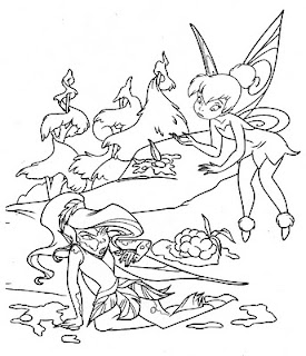 Tinkerbell coloring pages, free coloring pages