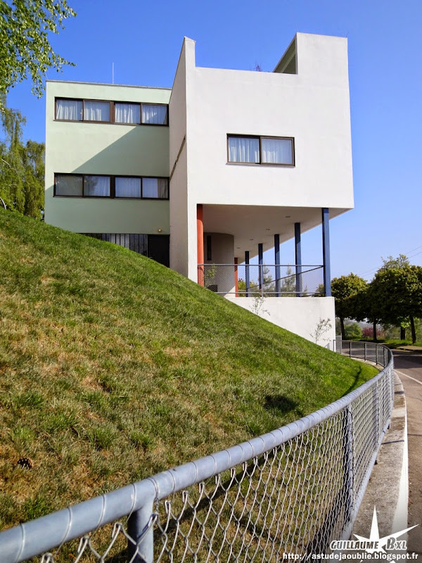 Stuttgart - Cité de la Weissenhof - Maison "Citrohan" et maison double ou maison jumelle  Architectes: Le Corbusier, Pierre Jeanneret  Construction: 1927