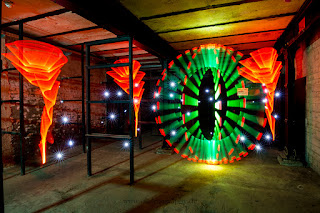 Lightpainting Lichtkunstfotografie Light Art Zeche Zollern Dortmund