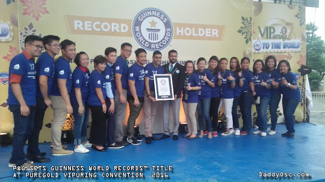 Guiness World Records Awarding of Certificate to Procter and Gamble Philippines
