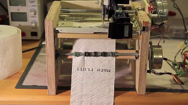 Crean impresora que se abastece con papel higiénico