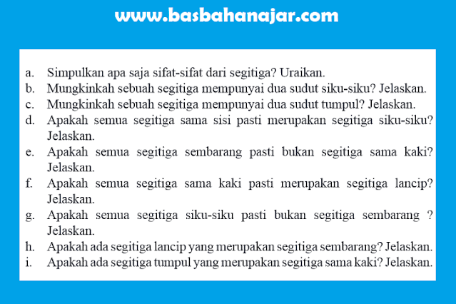 Kunci Jawaban Matematika Kelas 7 Halaman 253 - 254 Ayo Kita Menalar