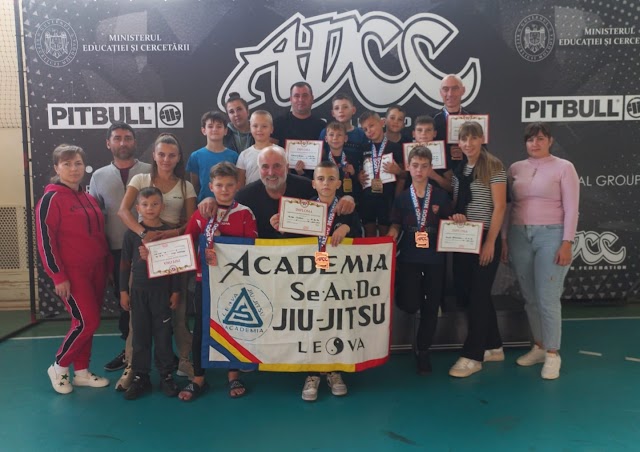 Șapte medalii pentru sportivii SEANDO Leova la ADCC Moldova National Championship 2023