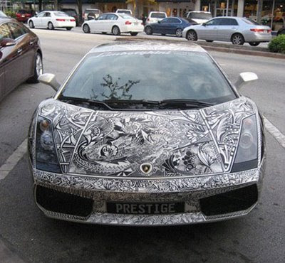 Lamborghini Painted Amazingly