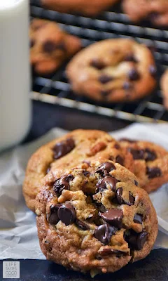 Chocolate Chip Butter Pecan Cookies | by Life Tastes Good