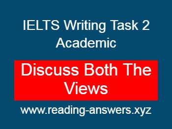 A growing number of people feel that - IELTS Writing Sample