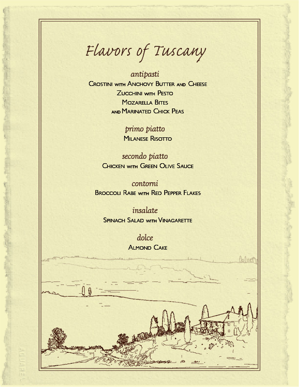 Jordan's Family of Foodies: Cooking Italian: A Dinner Party Story