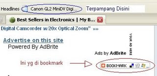 Memasang Online Bookmark Pada Postingan