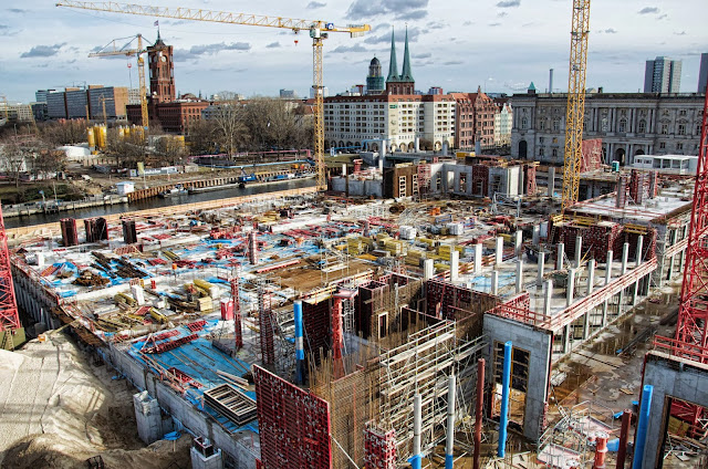 Baustelle Berliner Schloss, Stadtschloss, Schlossplatz, 10178 Berlin, 09.02.2014