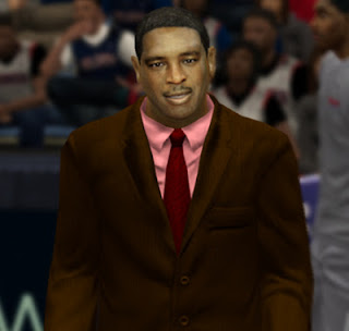 NBA 2K13 Coach Larry Drew Cyber Face Mod