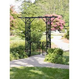 Bamboo Arbor With Gate