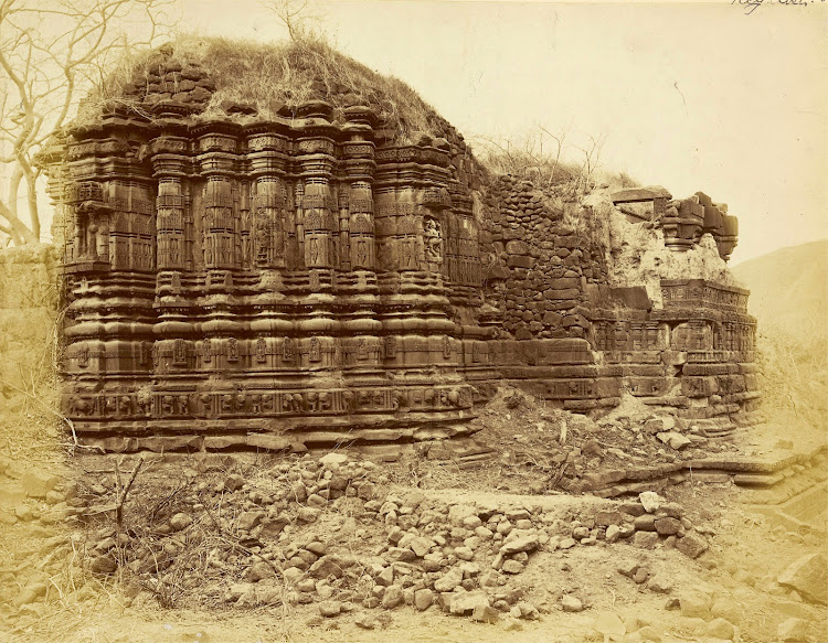 Temple of Mahadeva at Patan, Khandesh District, Maharashtra - c1885