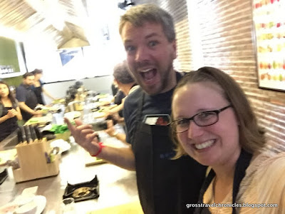 cooking class selfie