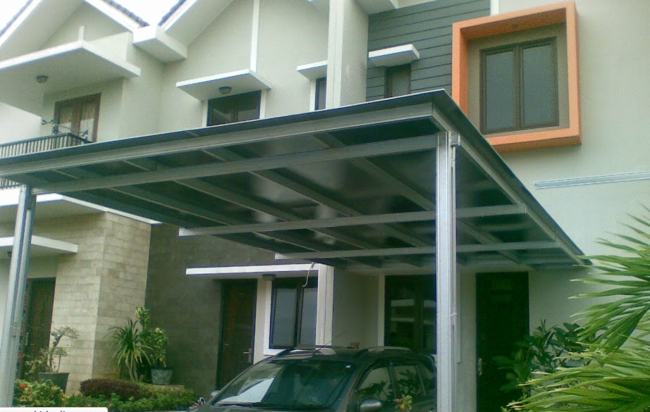 Desain kanopi rumah minimalis