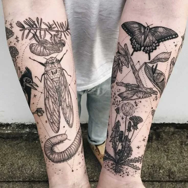 Tatuajes de insectos