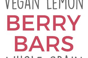 Berry Bars (vegan, whole grain, dairy-free options)