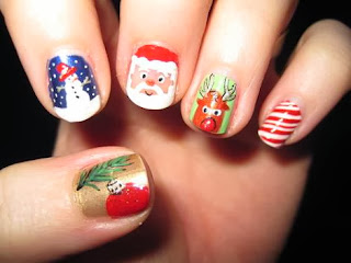 Uñas para Navidad