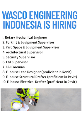 Wasco Engineering Indonesia is hiring