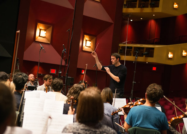 James Blachly and Experiential Orchestra recording Ethel Smyth's The Prison in 2019