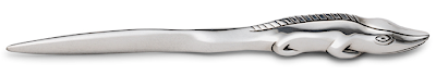 cute pewter letter opener