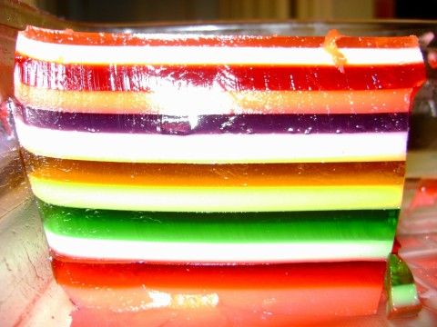 Jello ribbon recipe