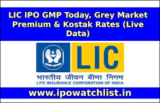 LIC IPO GMP