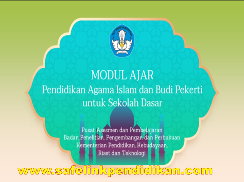 Modul Ajar PAI Dan BP Kelas 4 SD/MI