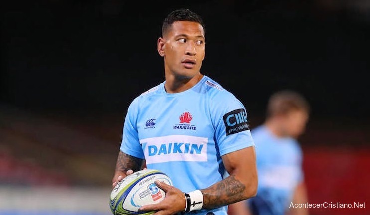 Jugador de rugby, Israel Folau, despedido por su club