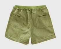 <br />AM CLOTHES Womens Cool Fresh Color Utility Easy-Pocket Drawstring Linen Shorts