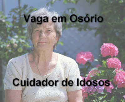 Vaga para Cuidador de Idosos em Osório