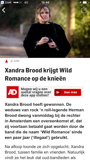 Blog Quirijn Meijnen auteursrecht advocaat Help mijn Bandnaam is gestolen kort geding Wild Romance