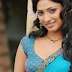 Hari Priya Hot Smile Exposing Again in Blue Saree