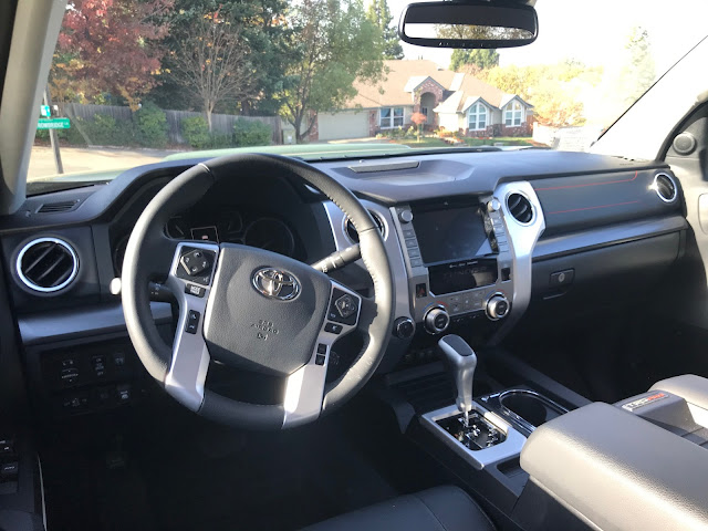 Interior view of 2020 Toyota TRD Pro CrewMax