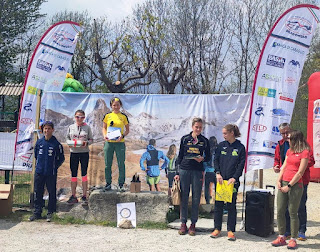 Elia Mattio e Francesca Ghelfi non deludono le aspettative e vincono il 1° Trail di Roccabruna.