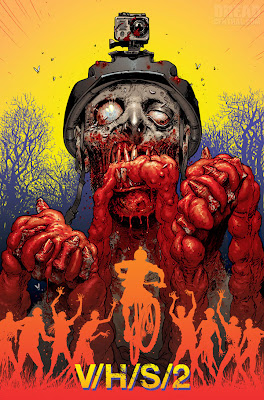 Versione non-morta del poster di V/H/S/2  (disegno di Tony "The Walking Dead" Moore")