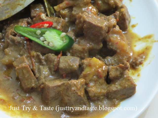 Resep Hati Sapi Masak Gulai Cincang Just Try Taste