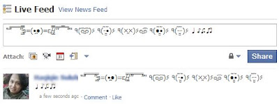 facebook ascii art symbols