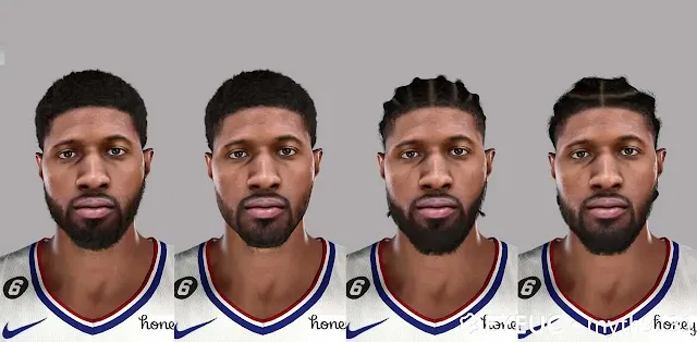 NBA 2K24 Paul George Cyberface Update (4 Hairstyles)