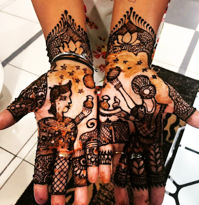 Karwa Chauth Mehndi Design